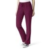 Pantaloni uniforma medicala, WonderWink Aero, 5129-WINE 2XL - LUNG