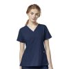 Bluza uniforma medicala, W123, 6555-NAVY M