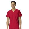 Bluza uniforma medicala, unisex, W123, 6855-REDT L