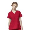 Bluza uniforma medicala, W123, 6555-REDT