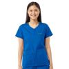 Bluza uniforma medicala, WonderFLEX, 6208-ROYAL M