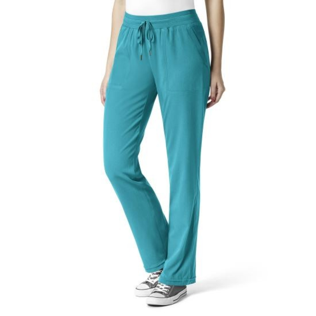 Pantaloni uniforma medicala, WonderWink Aero, 5129-TEAL L - LUNG