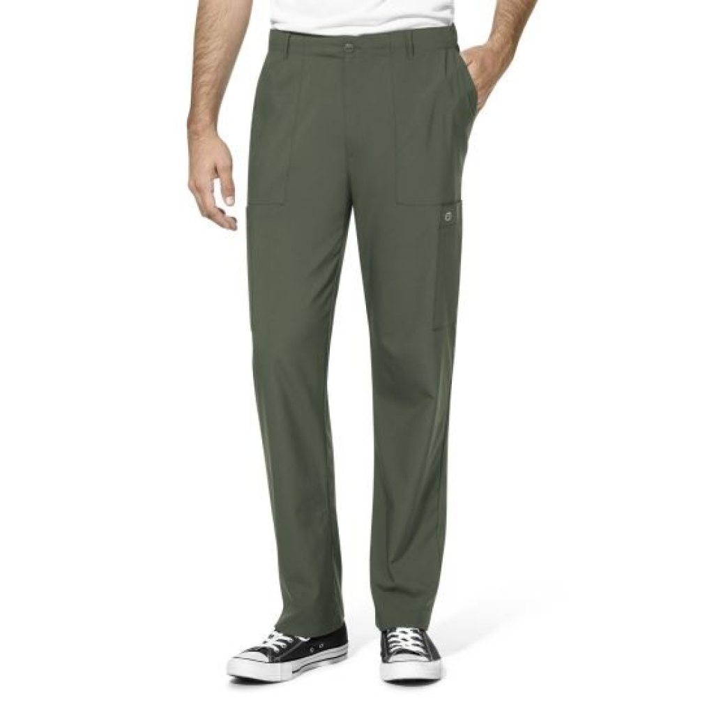 Pantaloni uniforma medicala, W123, 5355-OLIV(lung) S