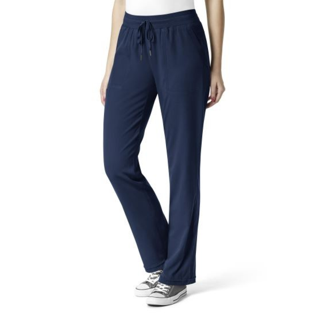 Pantaloni uniforma medicala, WonderWink Aero, 5129-NAVY XS - LUNG