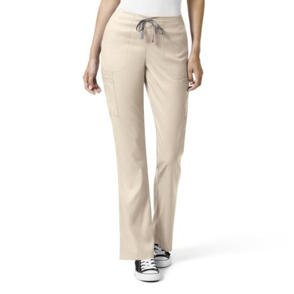 Pantaloni uniforma medicala, WonderWink PRO, 5319-KHAK(lung) XS