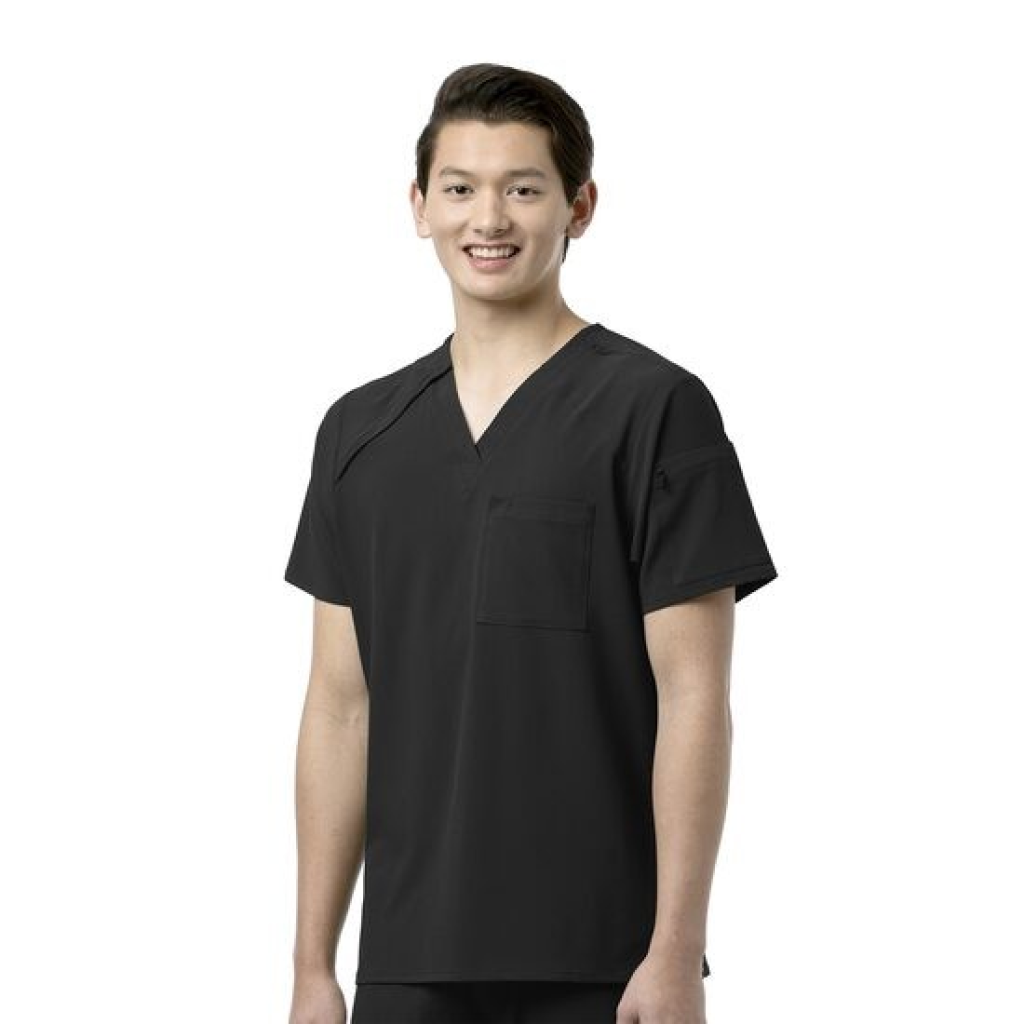 Bluza uniforma medicala, WonderWink Renew, 6034-BLAC L