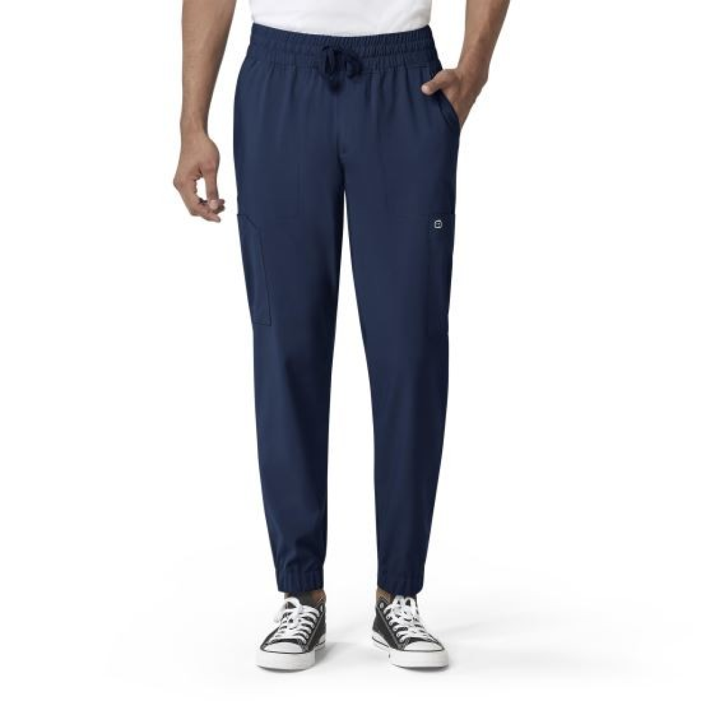 Pantaloni uniforma medicala, W123, 5655-NAVY S - LUNG