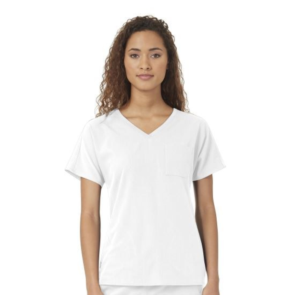 Bluza uniforma medicala, WonderWink Aero, 6329-WHIT M