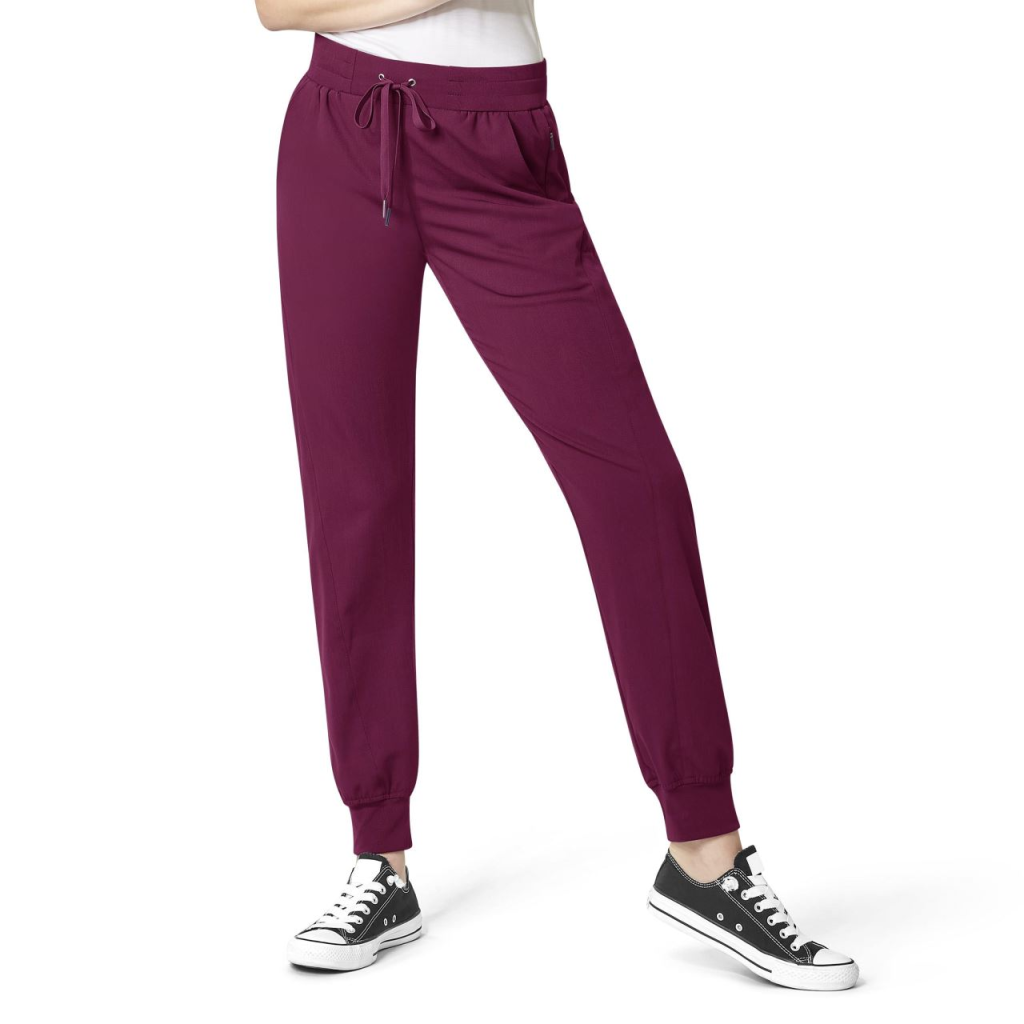 Pantaloni uniforma medicala, WonderWink Aero, 5329-WINE S - LUNG