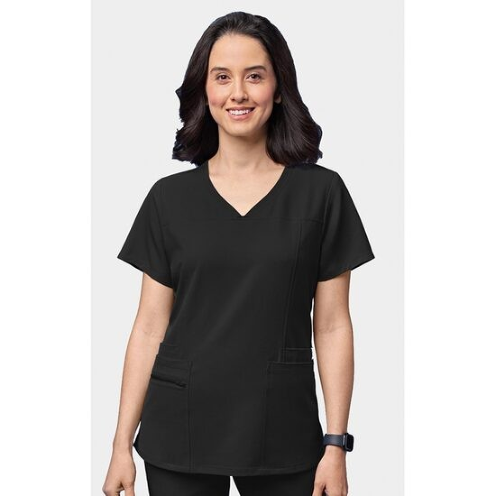 Bluza uniforma medicala, WonderWink Thrive, 6322-BLAC S