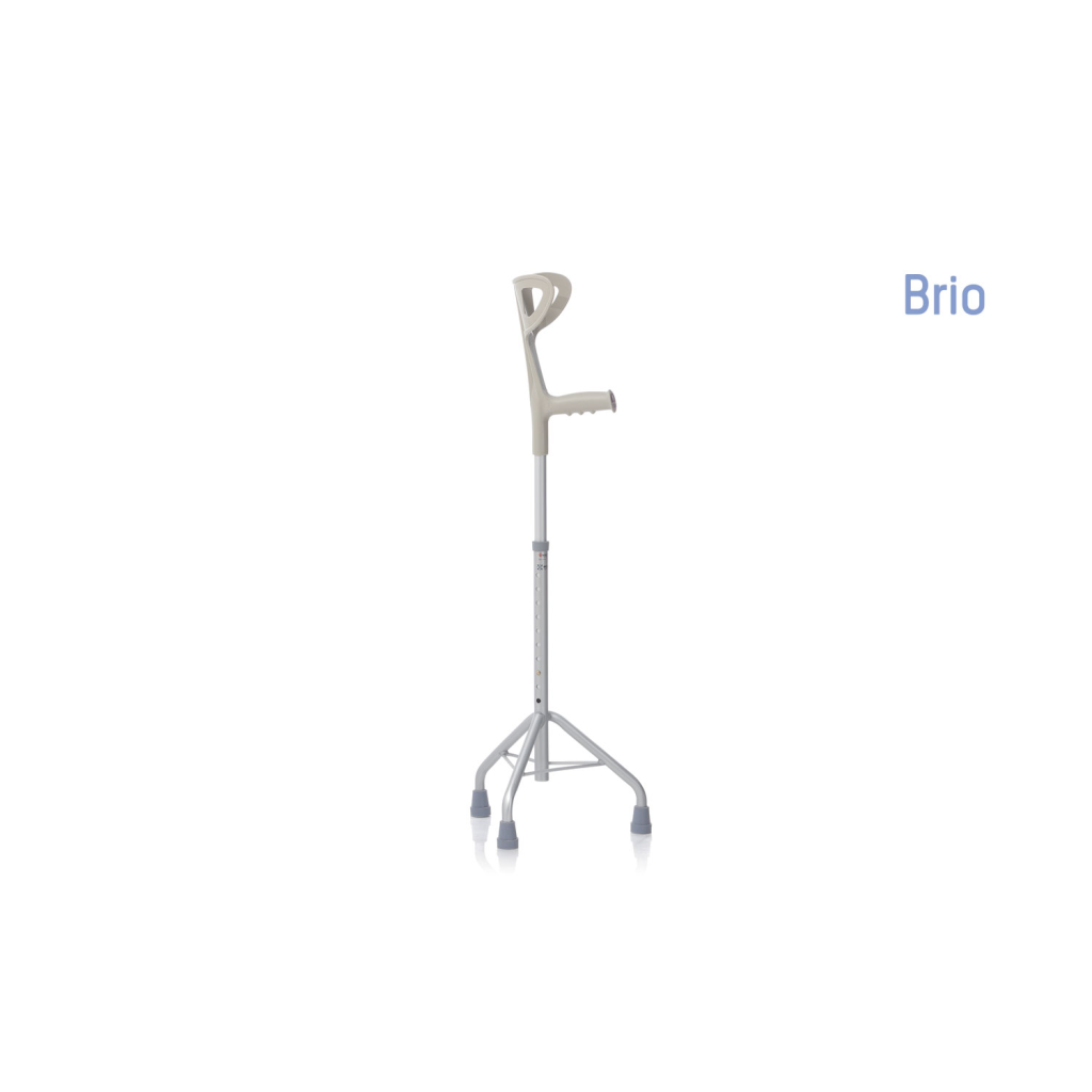 Baston tripod din aluminiu cu sprijin pe cot RP719