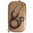 Pachet student - Stetoscop Littmann Classic III Ciocolata cu capsula cupru 5809 + Borseta maro perlat